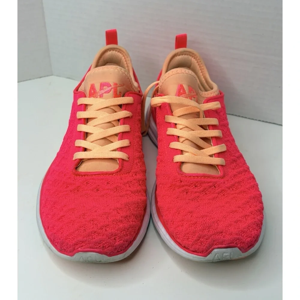 APL Techloom Phantom Running Shoes Size 8 Pink White Running Athleisure Gym